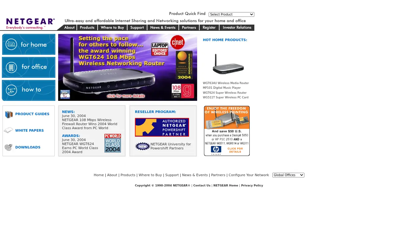 netgear.com in 2004