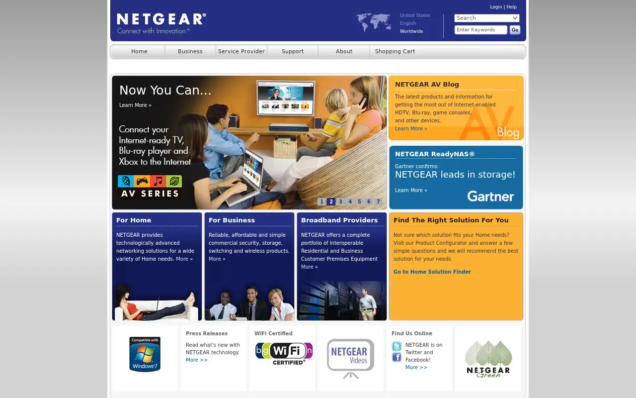 netgear.com in 2011