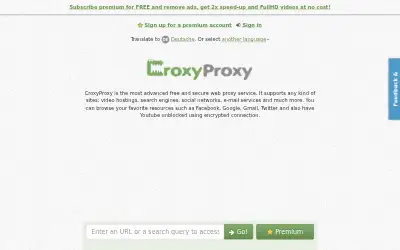 croxyproxy.com in 2020