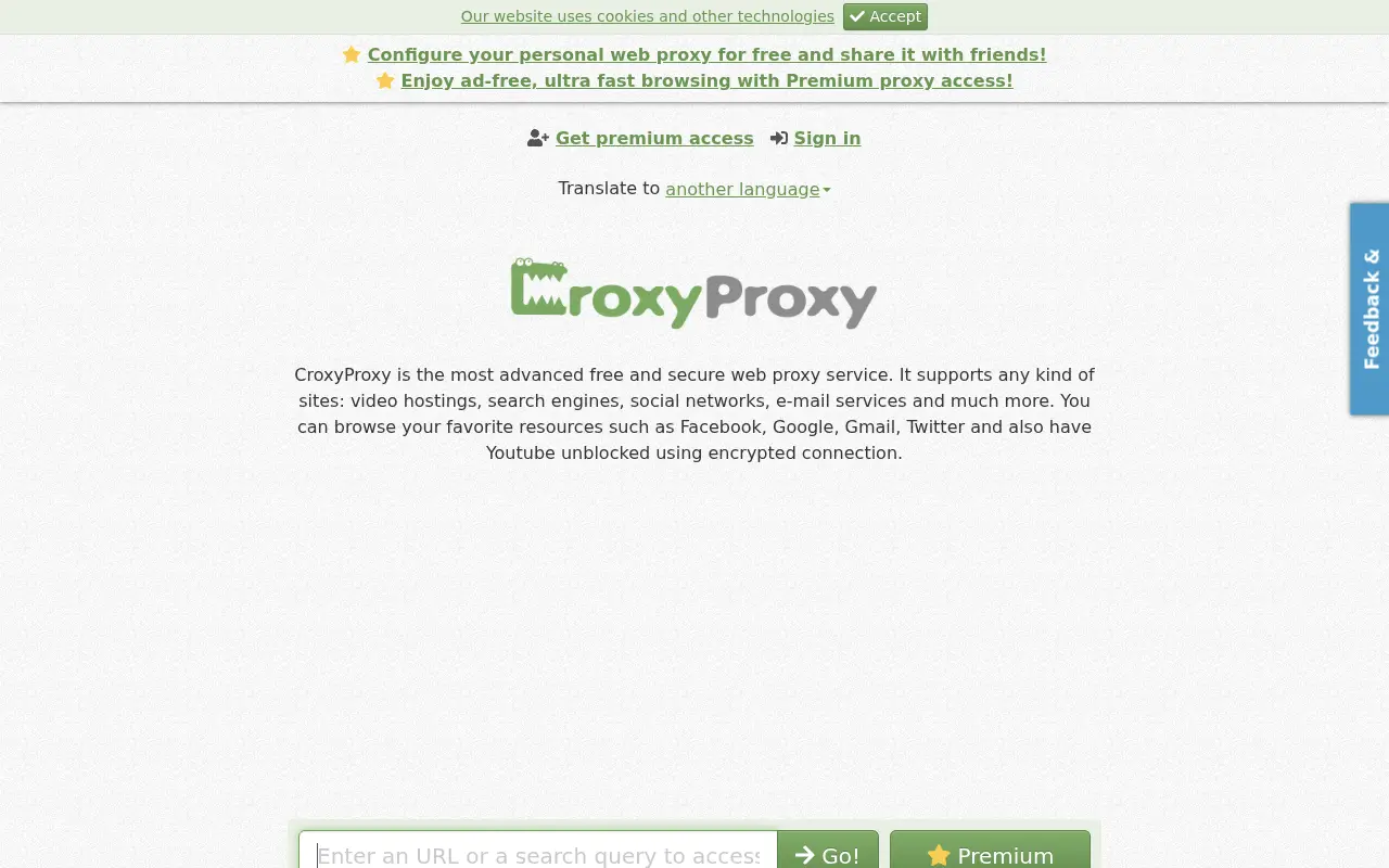 croxyproxy.com in 2022