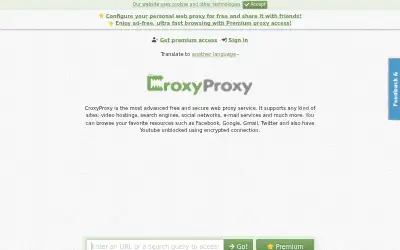 croxyproxy.com in 2023