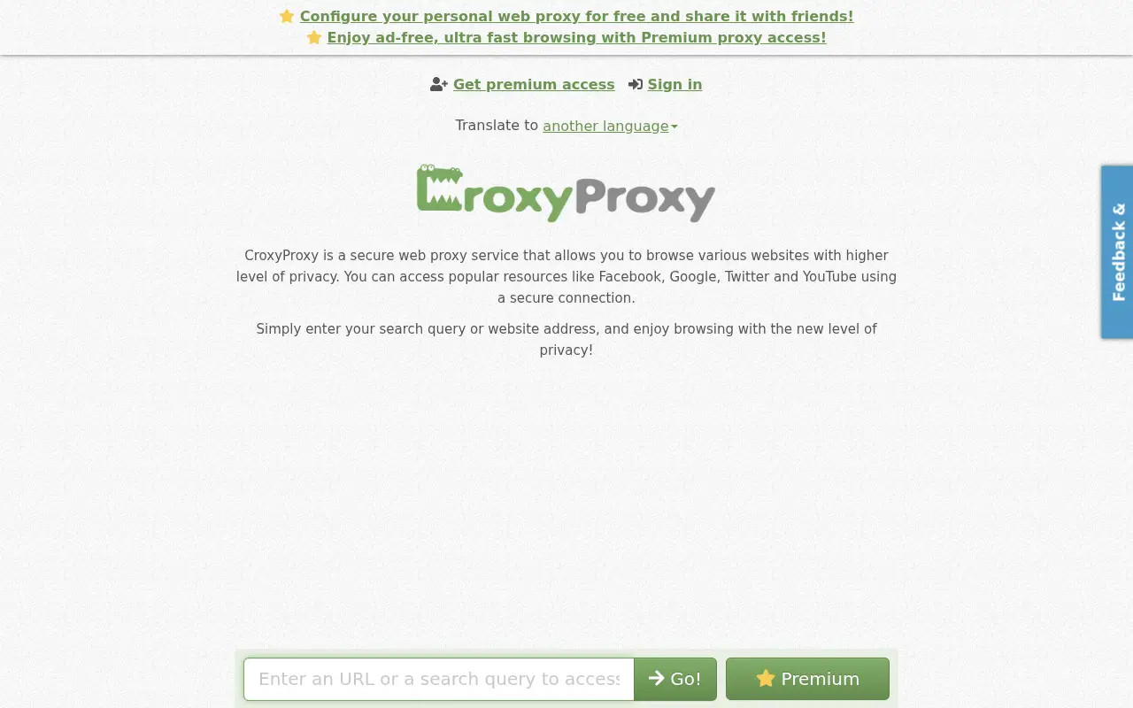croxyproxy.com in 2024