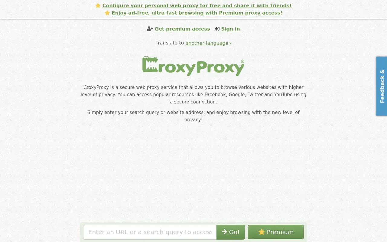 croxyproxy.com in 2025