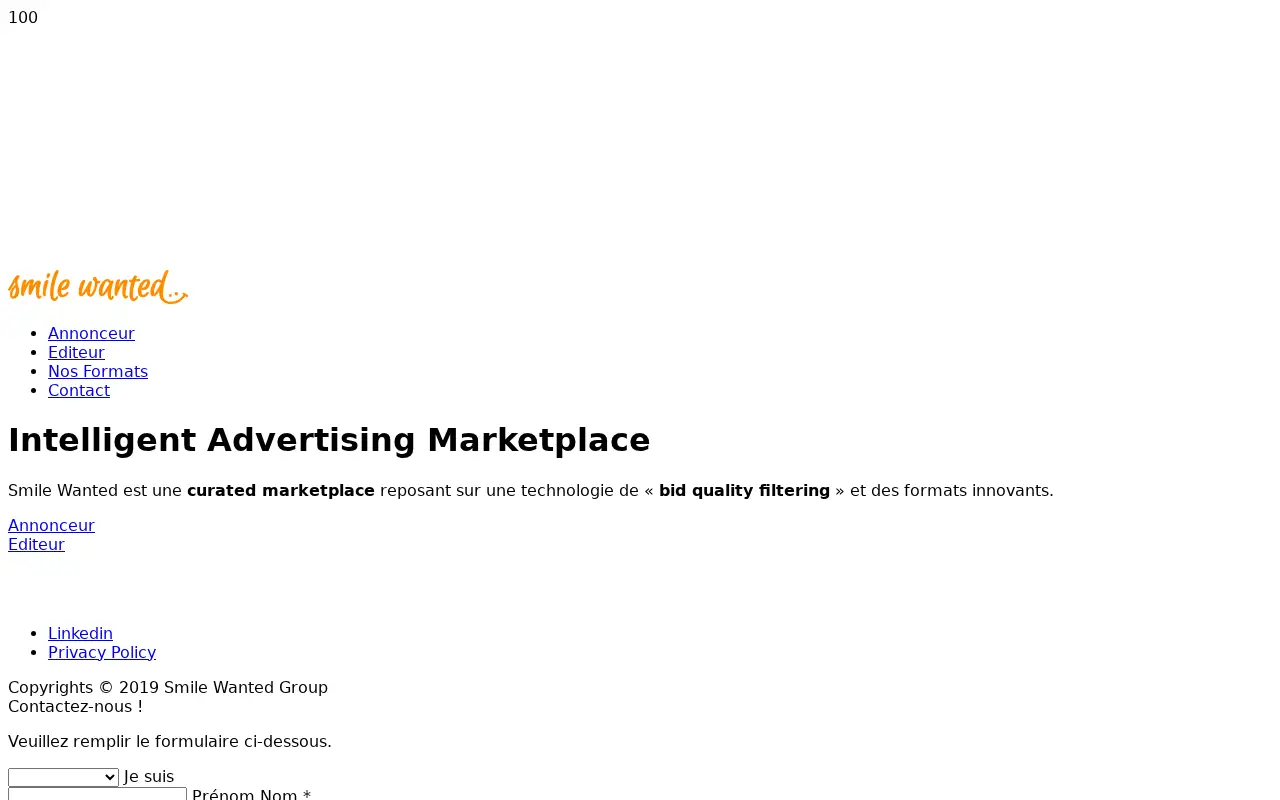smilewanted.com in 2019