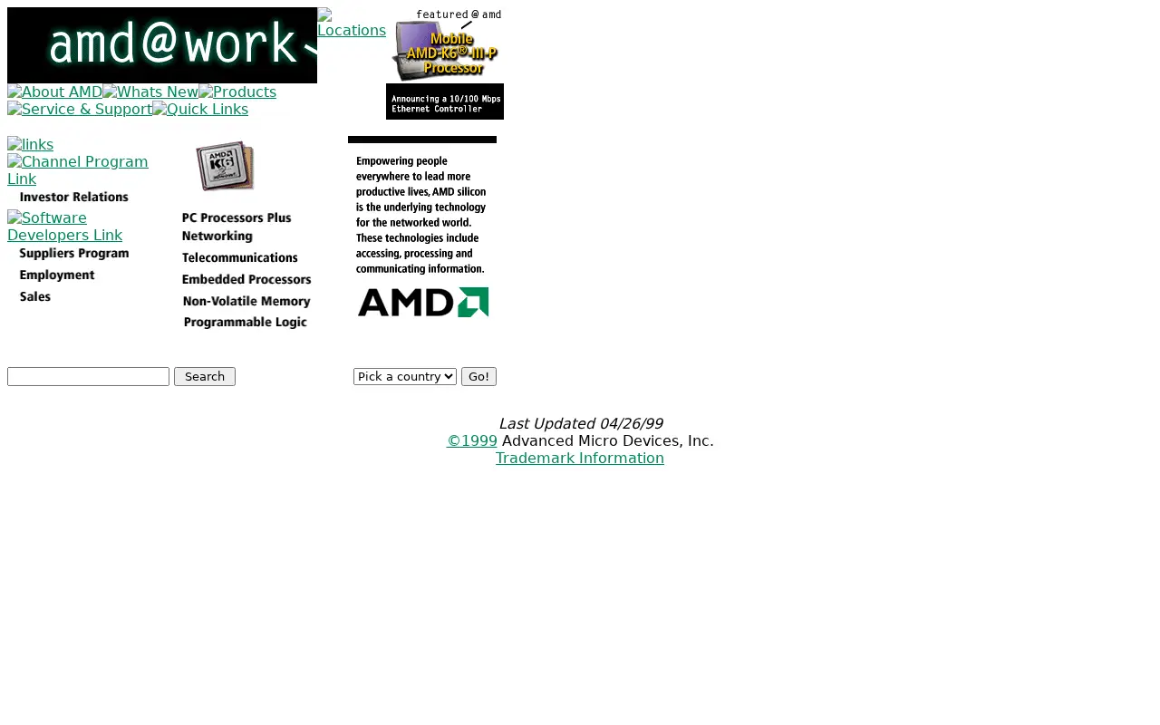amd.com in 1999