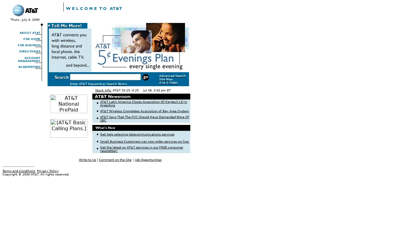 att.com in 2000