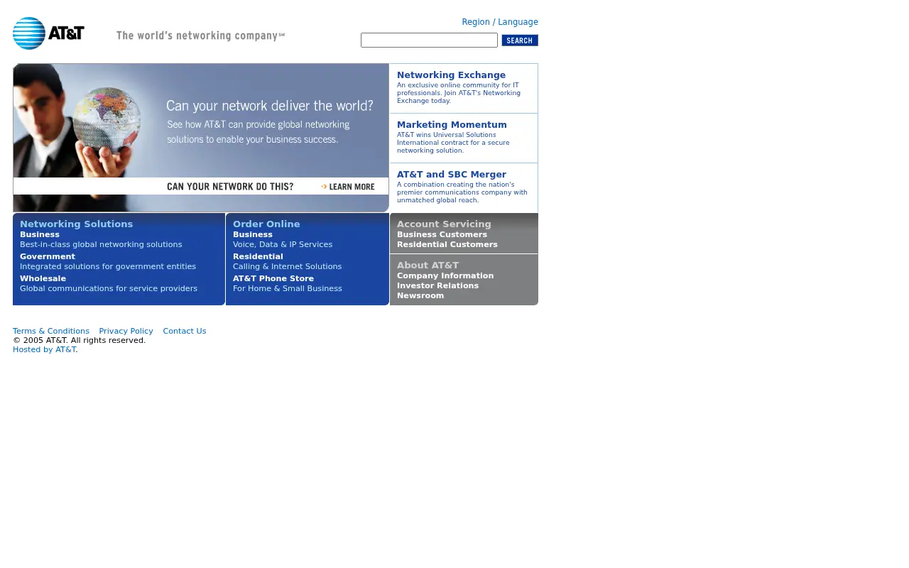 att.com in 2005