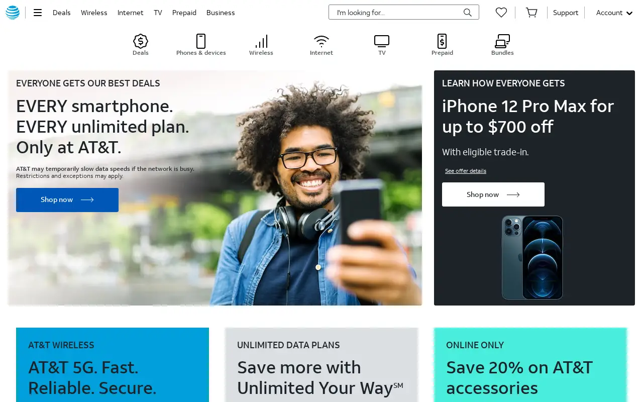 att.com in 2021