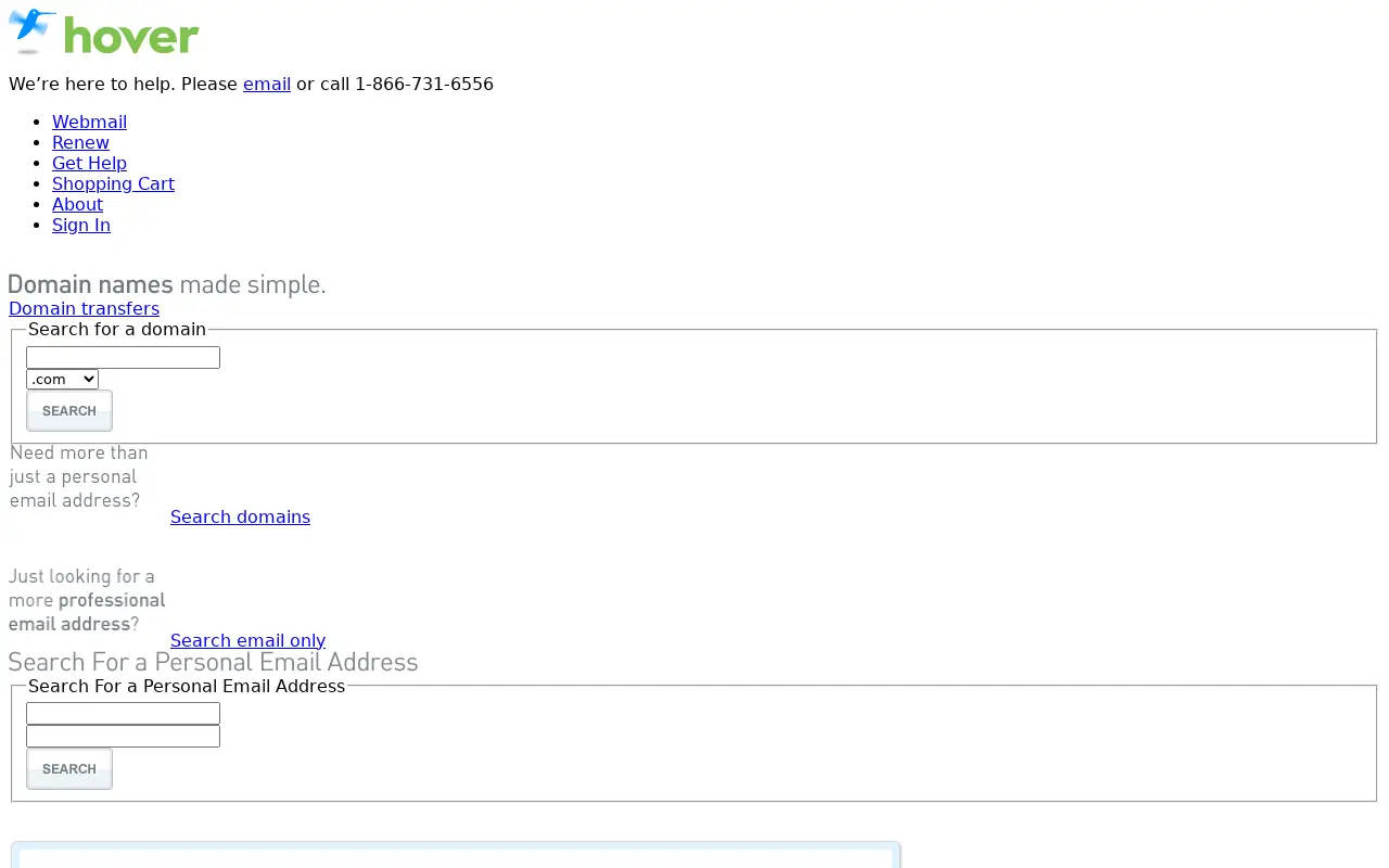 hover.com in 2011