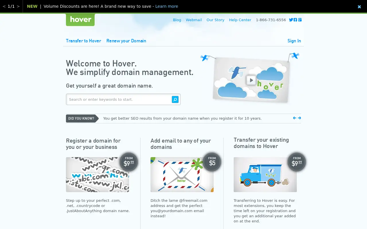 hover.com in 2014