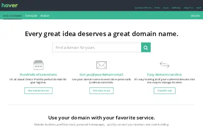 hover.com in 2016
