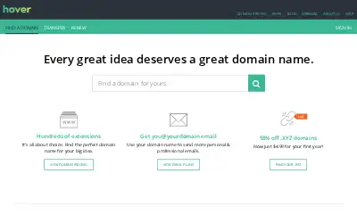 hover.com in 2017