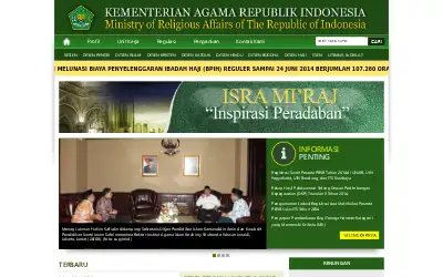 kemenag.go.id in 2014