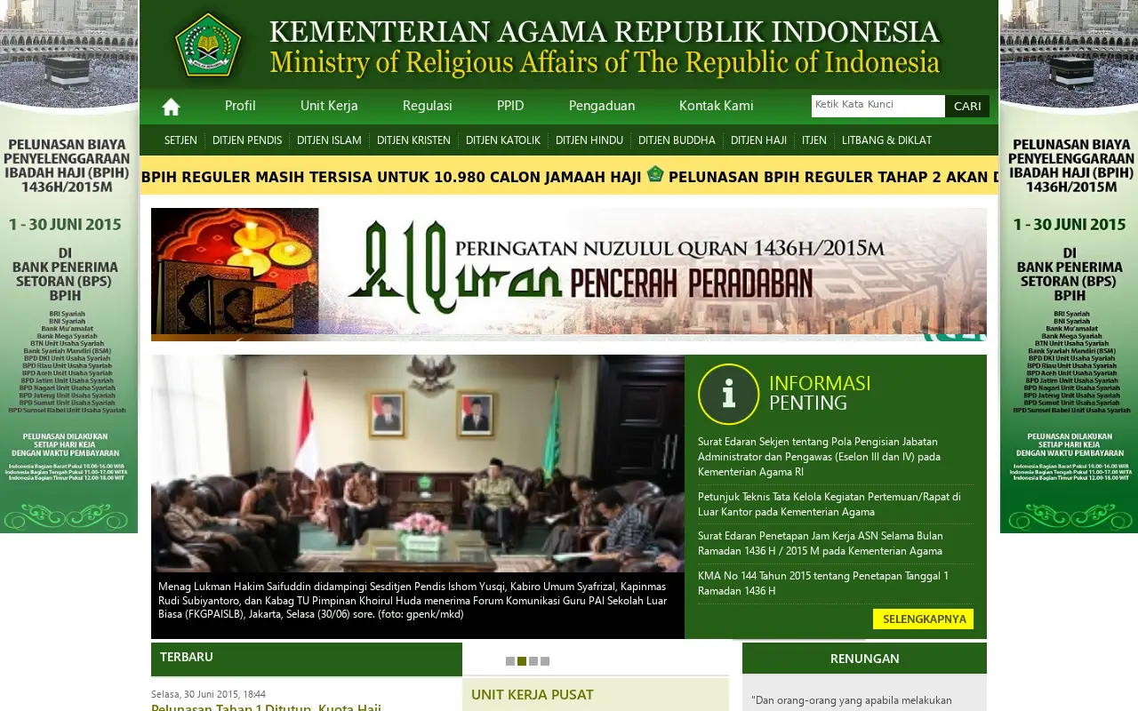 kemenag.go.id in 2015