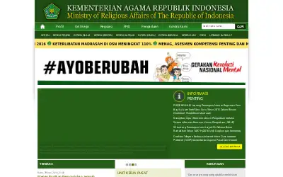 kemenag.go.id in 2016