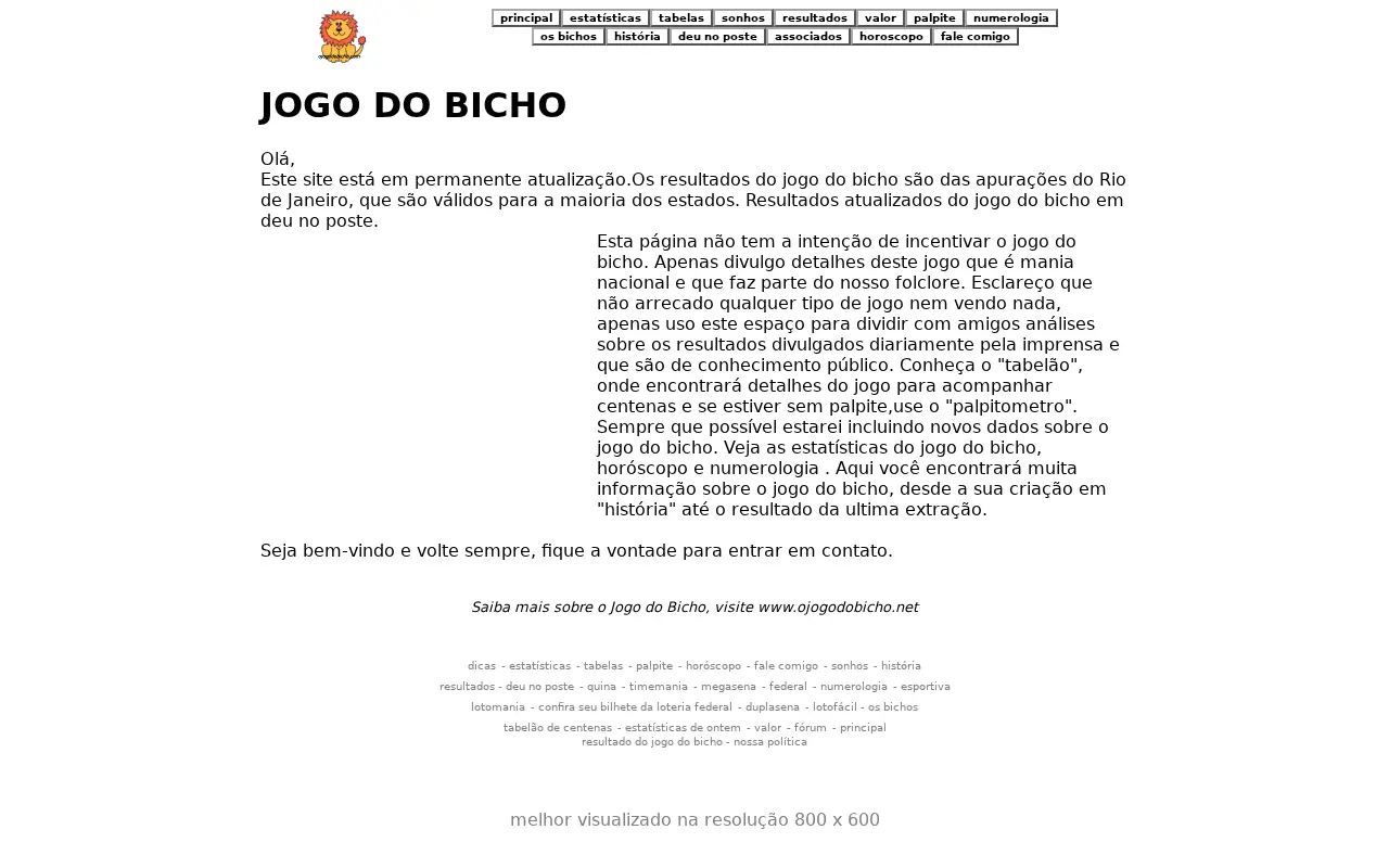 ojogodobicho.com in 2014
