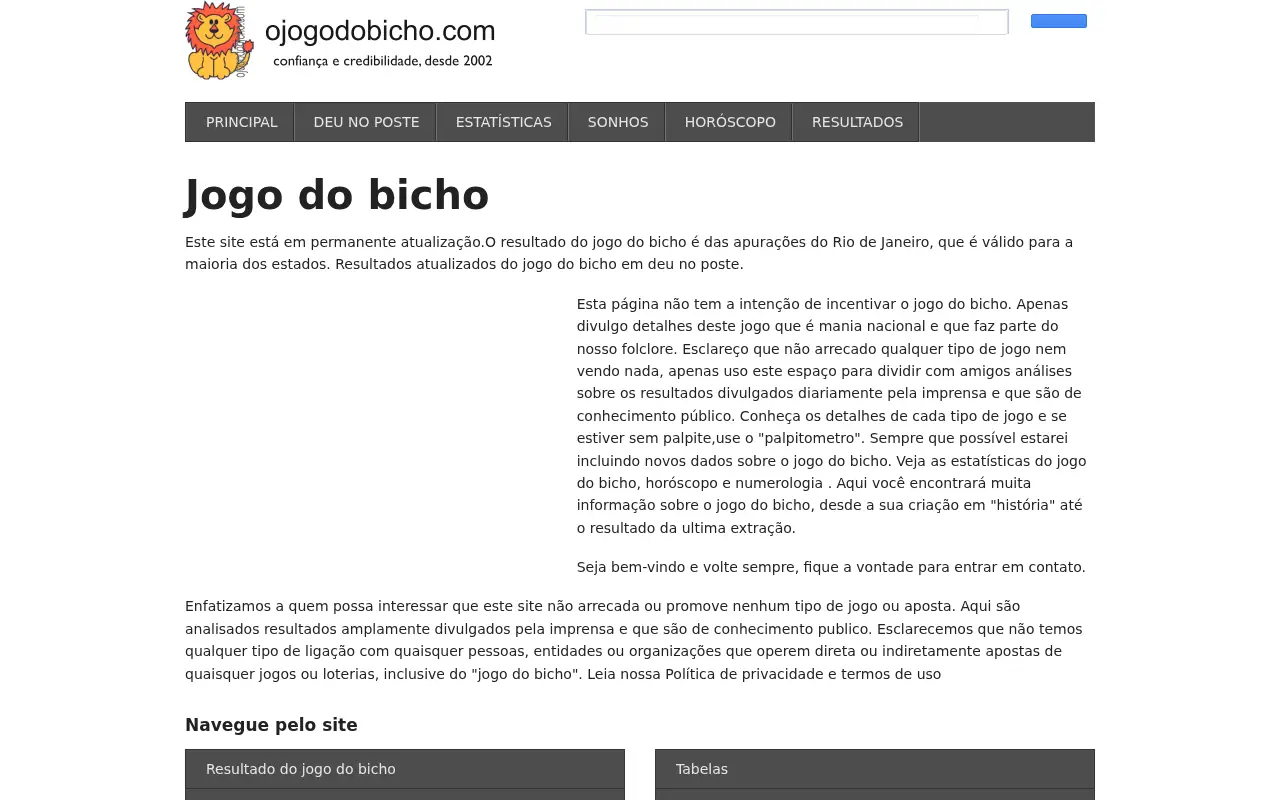 ojogodobicho.com in 2016