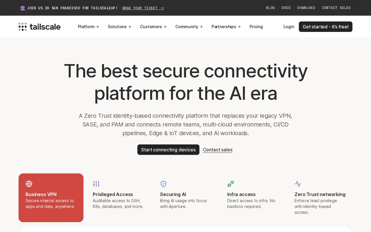 tailscale.com in 2026
