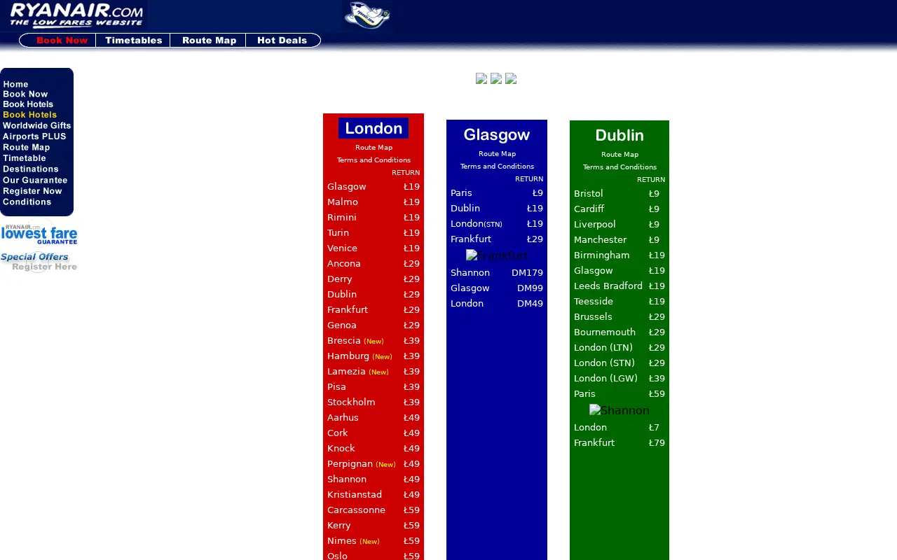 ryanair.com in 2000