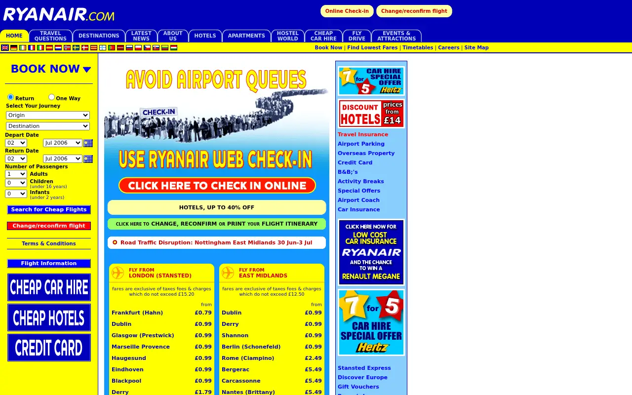 ryanair.com in 2006
