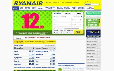 ryanair.com in 2012