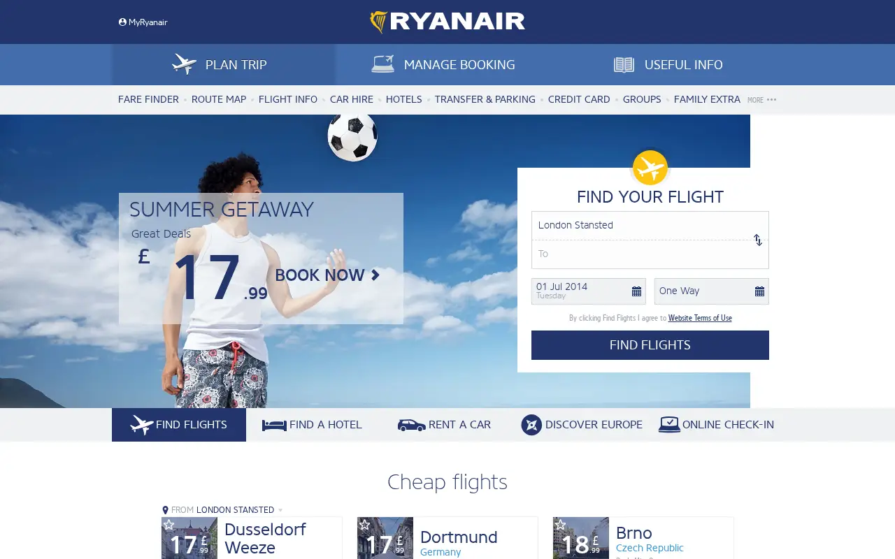 ryanair.com in 2014