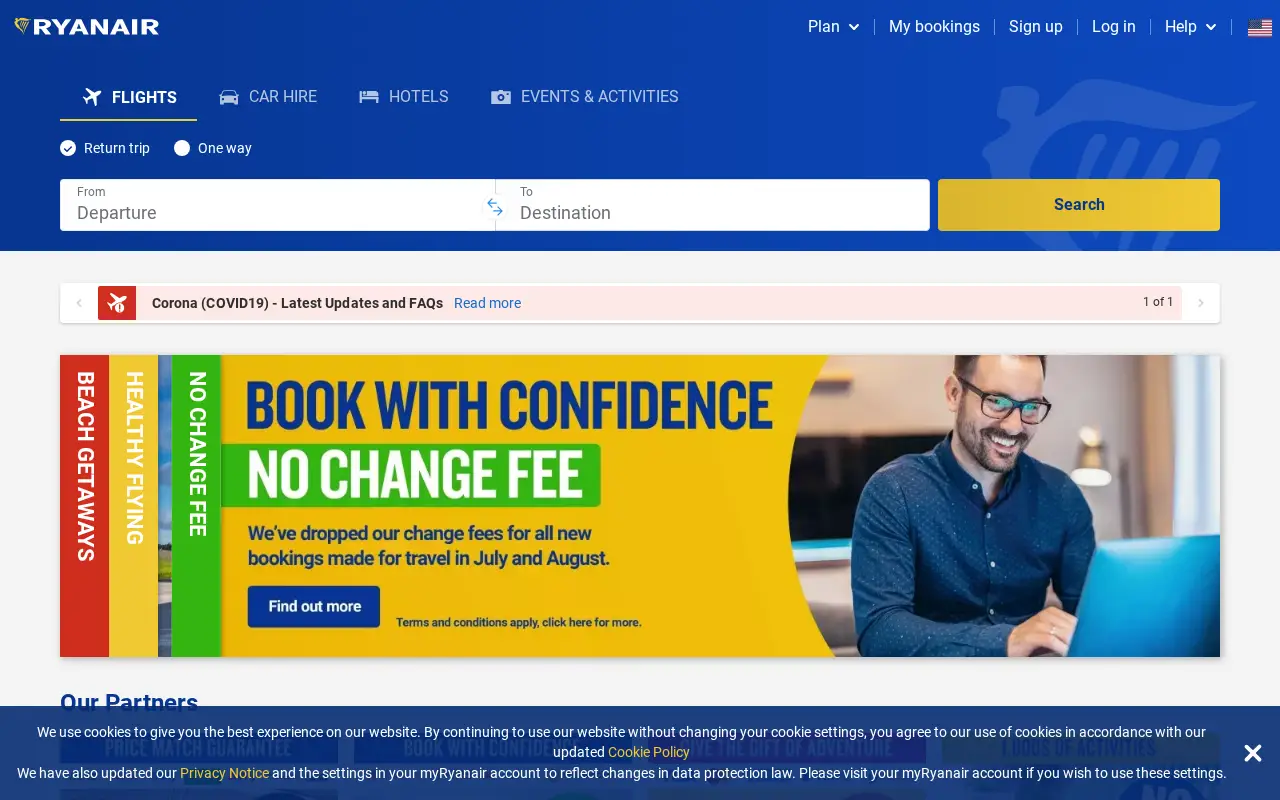 ryanair.com in 2020