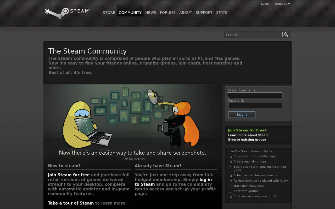 steamcommunity.com in 2011