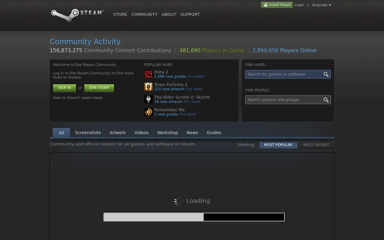 steamcommunity.com in 2013