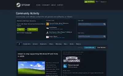 steamcommunity.com in 2018