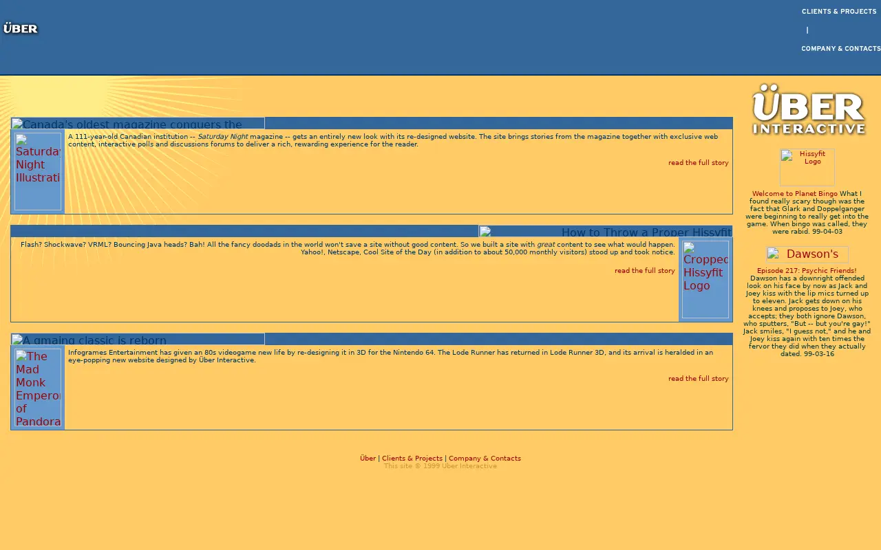 uber.com in 1999