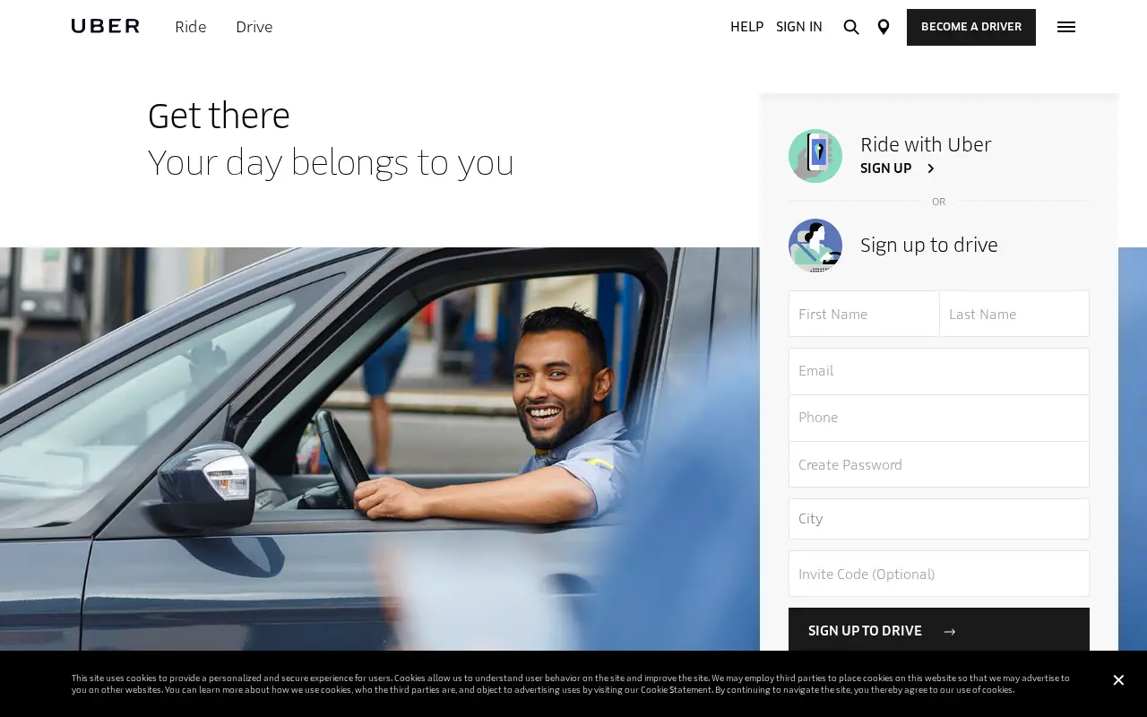 uber.com in 2018