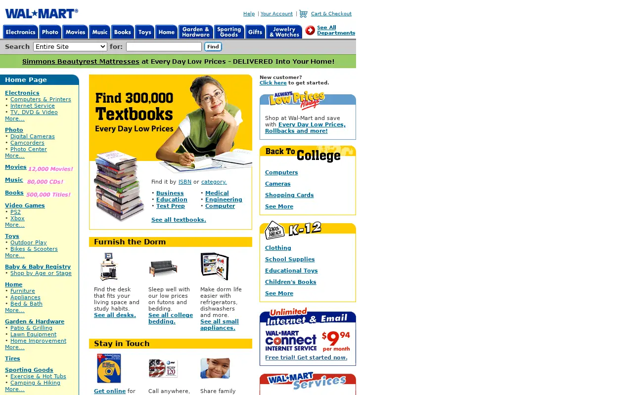 walmart.com on August 8, 2002