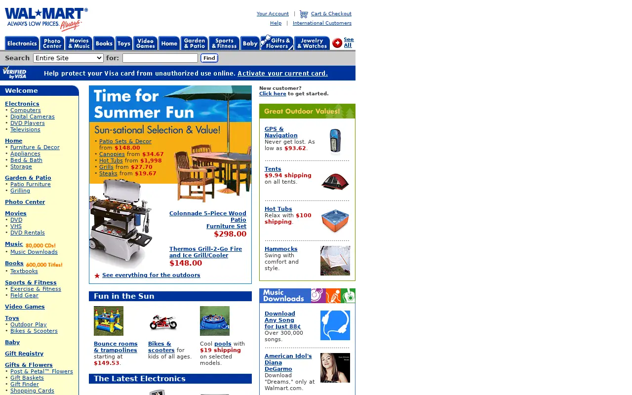 walmart.com on June 30, 2004