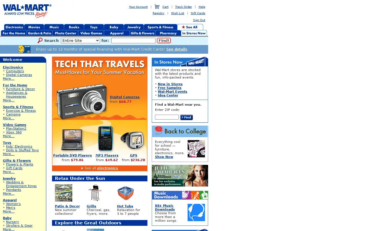 walmart.com in 2006