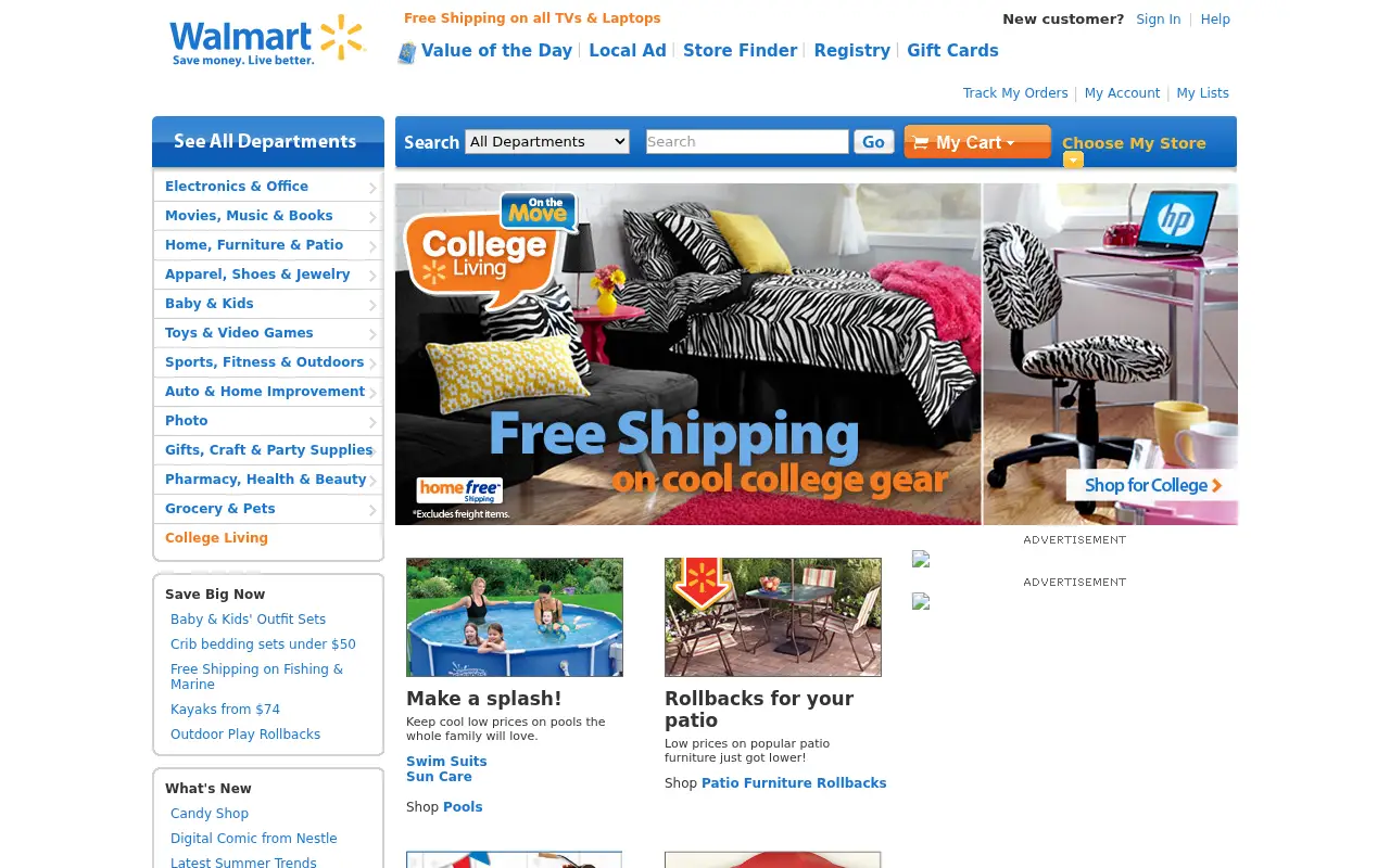 walmart.com on July 1, 2012
