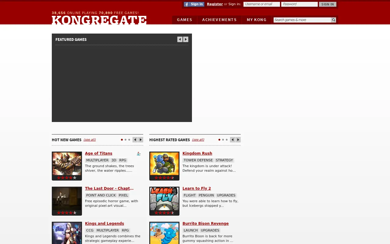 kongregate.com in 2013