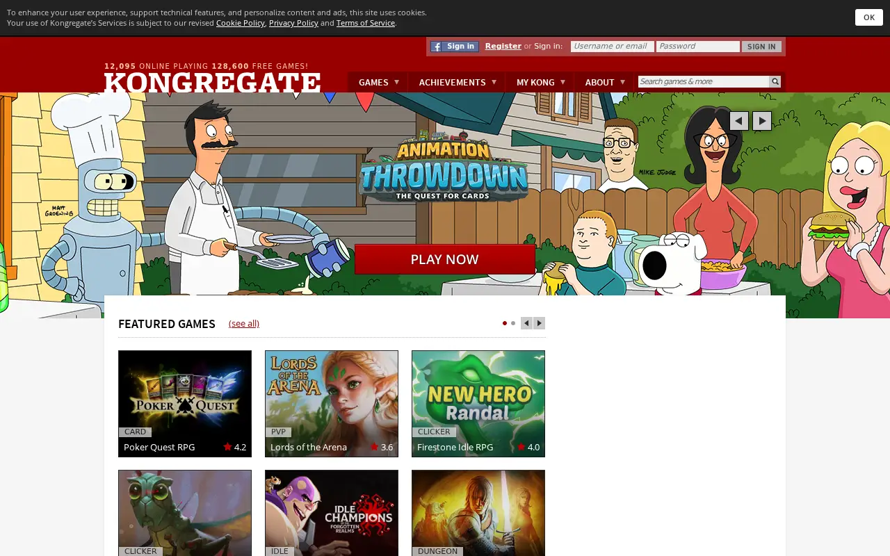 kongregate.com in 2021