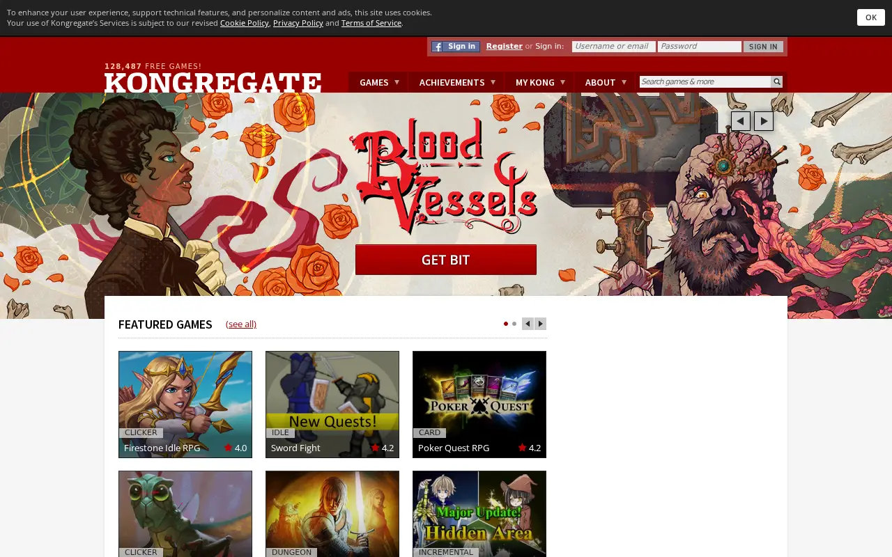 kongregate.com in 2022