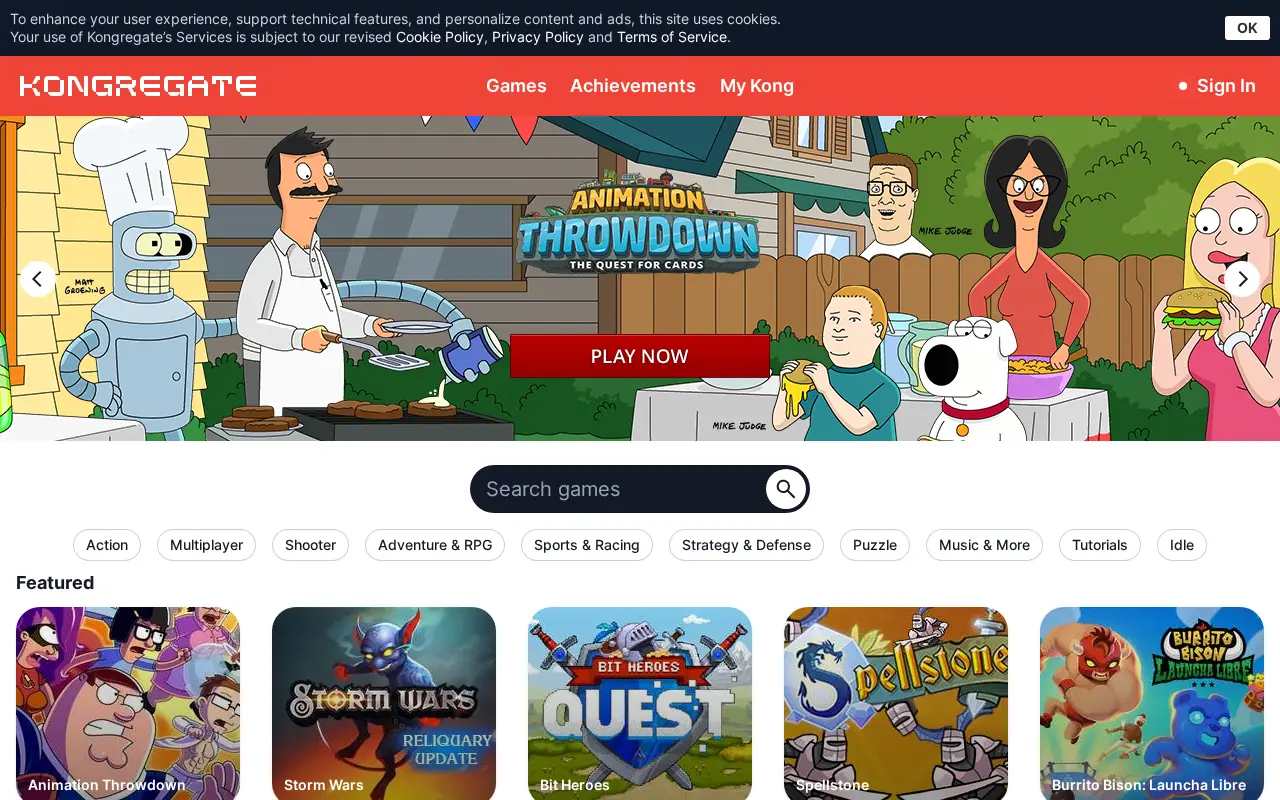kongregate.com in 2024