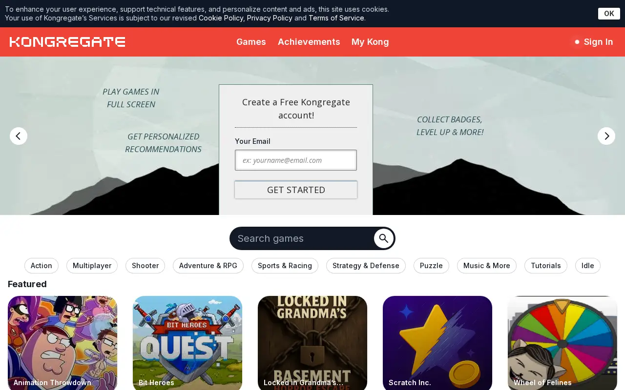 kongregate.com in 2025
