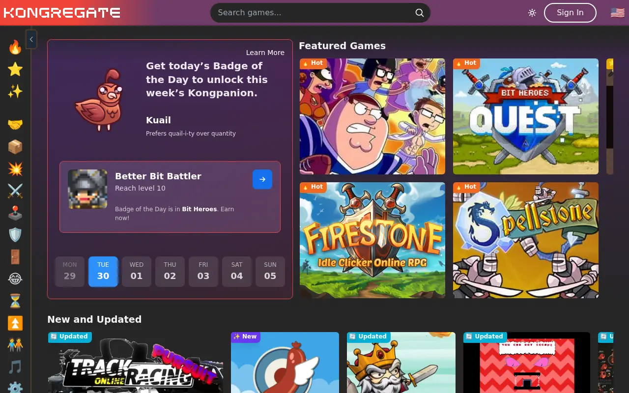 kongregate.com in 2026