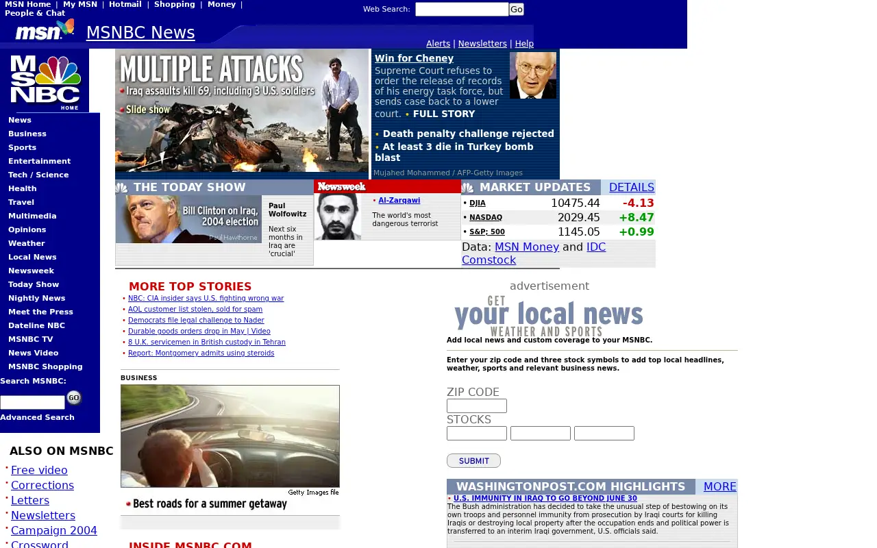 nbcnews.com in 2004
