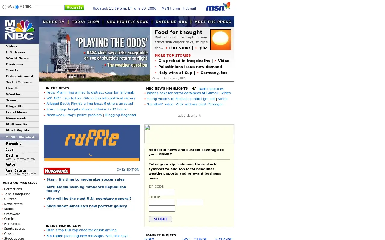 nbcnews.com in 2006