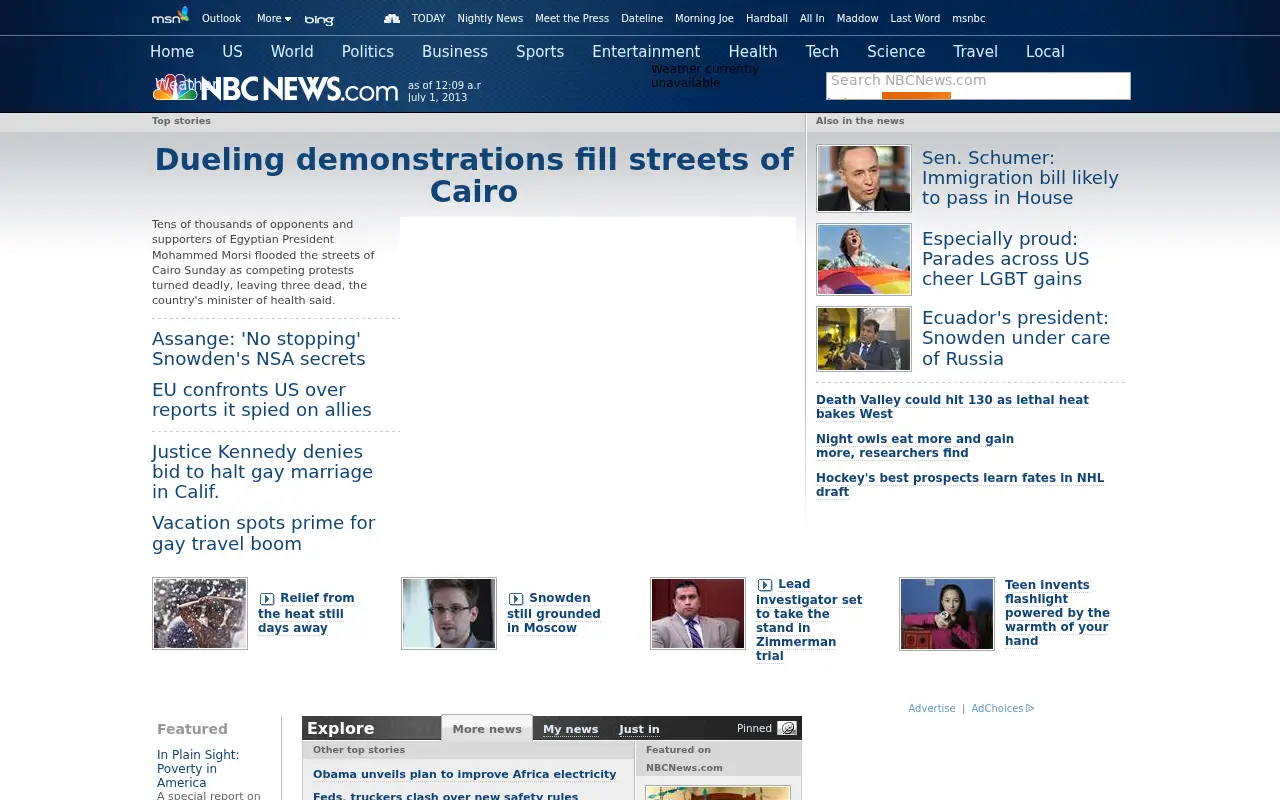 nbcnews.com in 2013