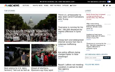 nbcnews.com in 2018