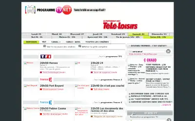 programme-tv.net in 2007