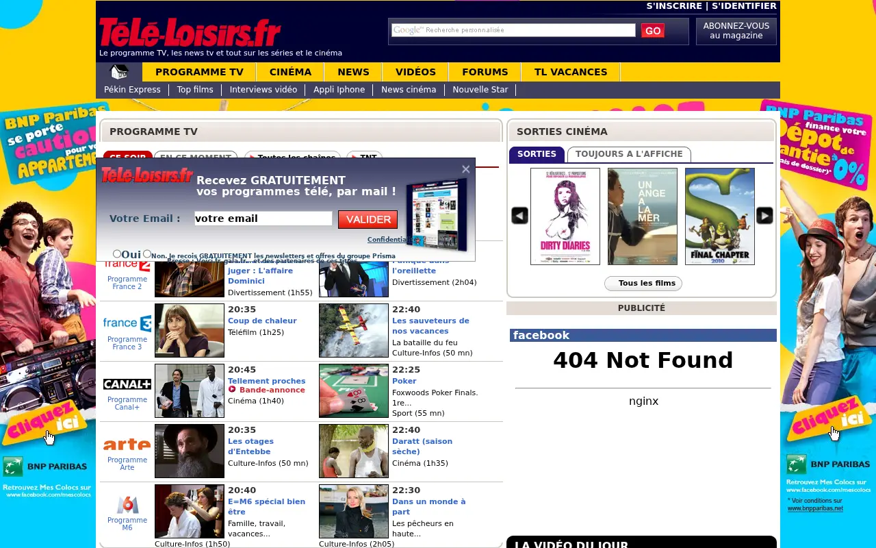 programme-tv.net in 2010