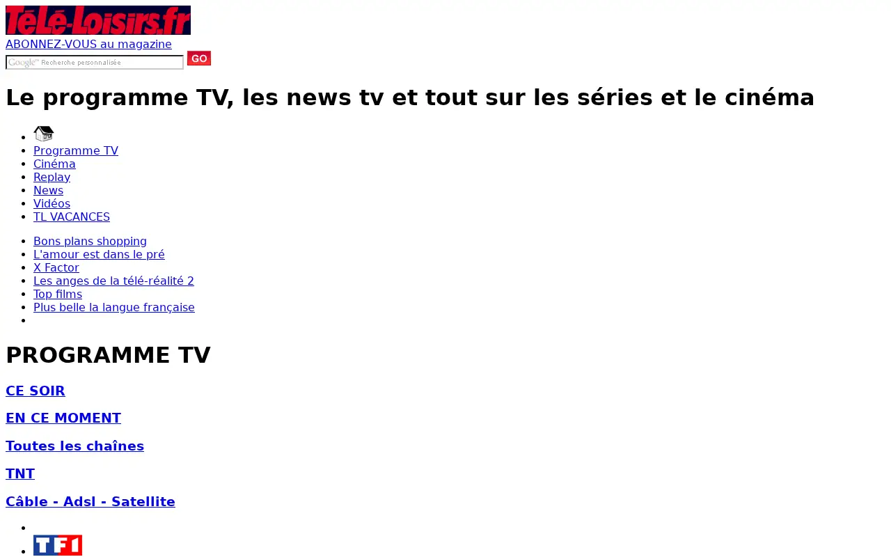 programme-tv.net in 2011
