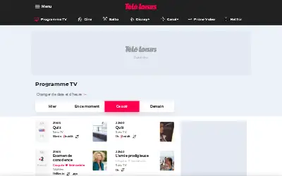 programme-tv.net in 2021